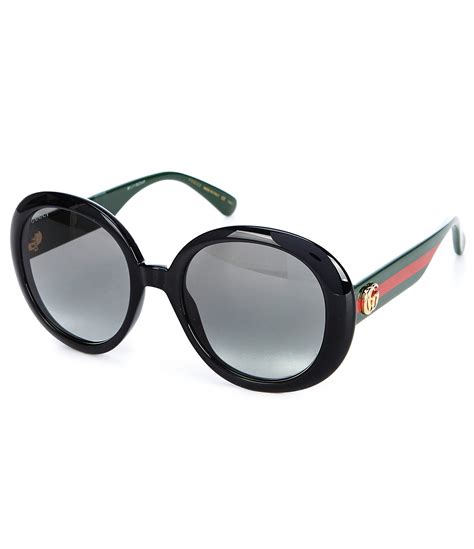 gucci 55mm round sunglasses